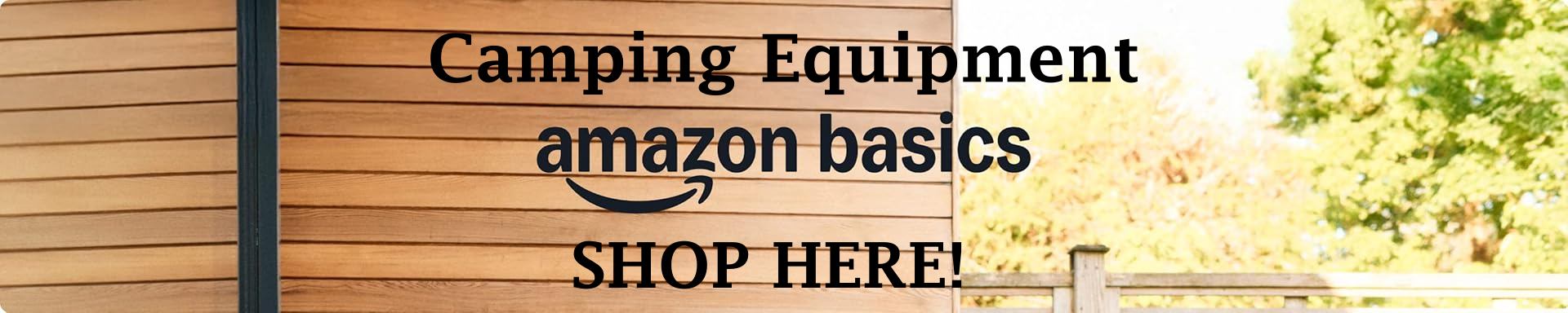 Amazon Basics Camping Equipment Shop