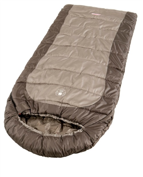 brown Coleman sleeping bag