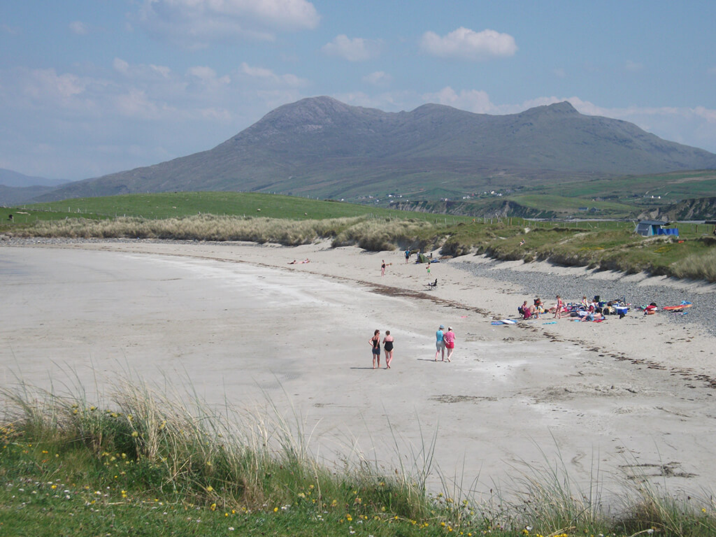 beach near the campsite