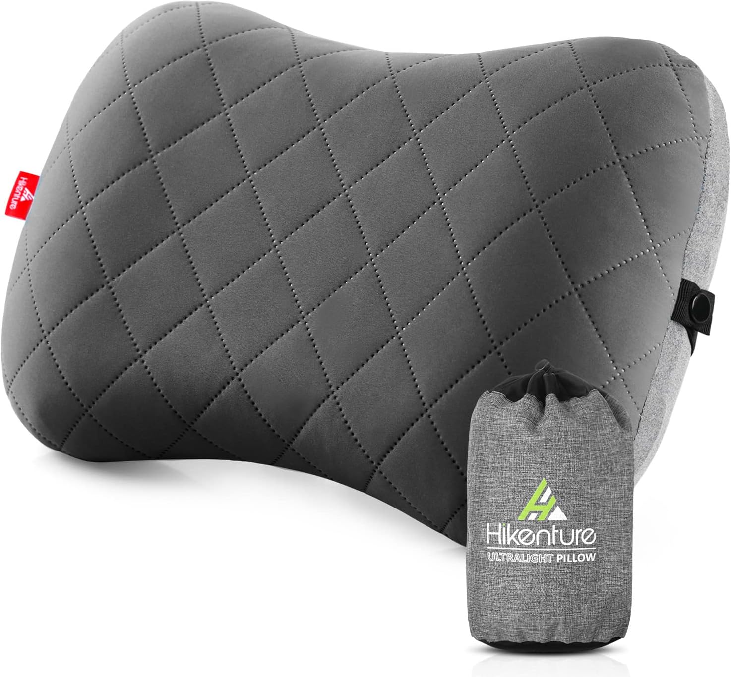 A Grey Inflatable Camping Pillow 2025