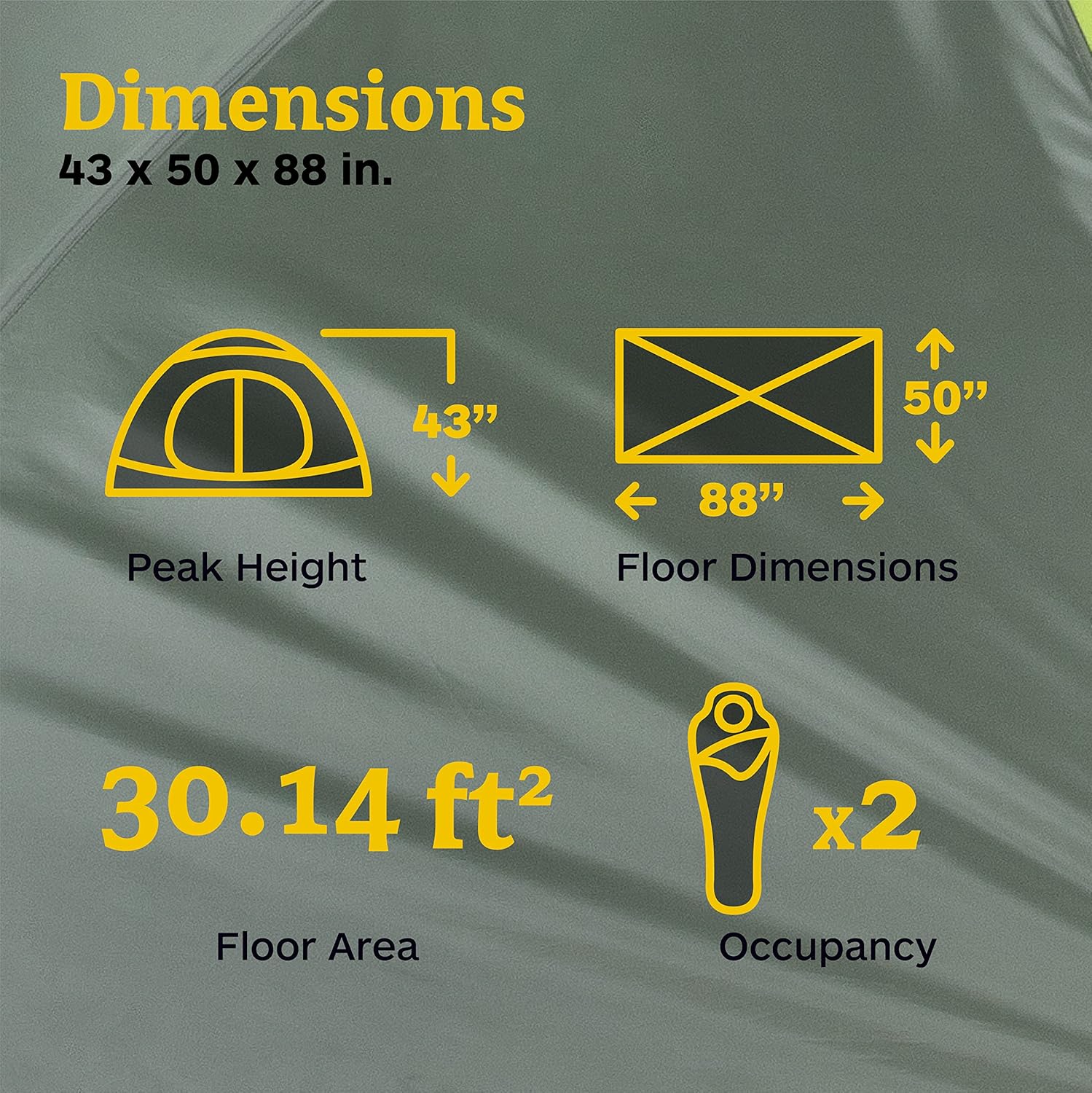 Marmot 2 person tent dimensions