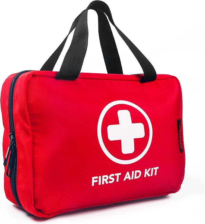 An emergency first aid kit