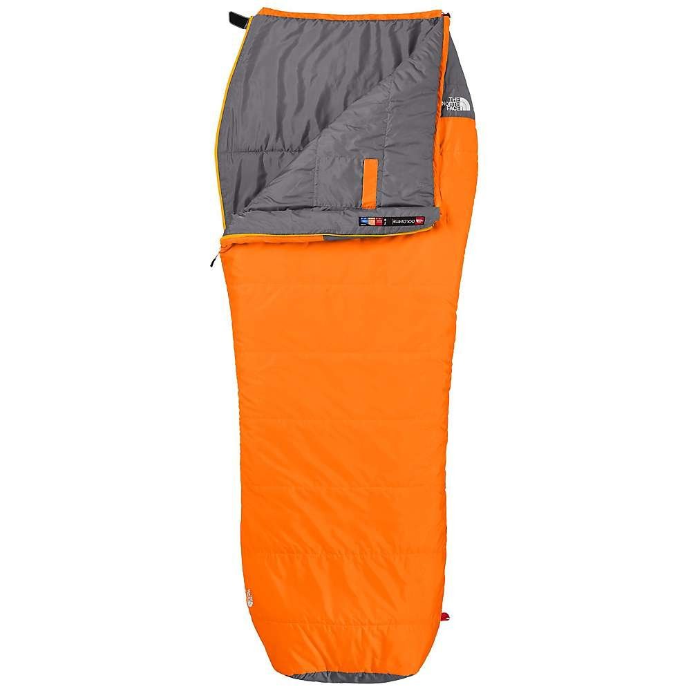 orange North Face barrel bag