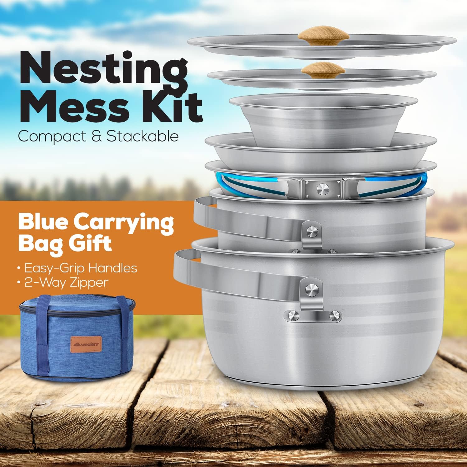Wealers Cooking Set Stacked