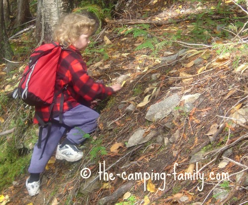 small boy with backpack