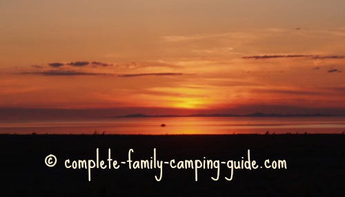 Antelope Island sunset