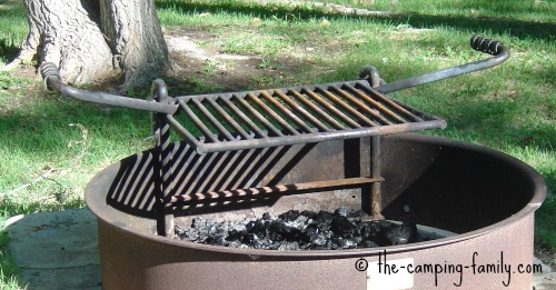 campfire ring with grate