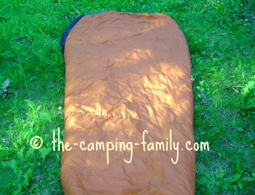 barrel sleeping bag