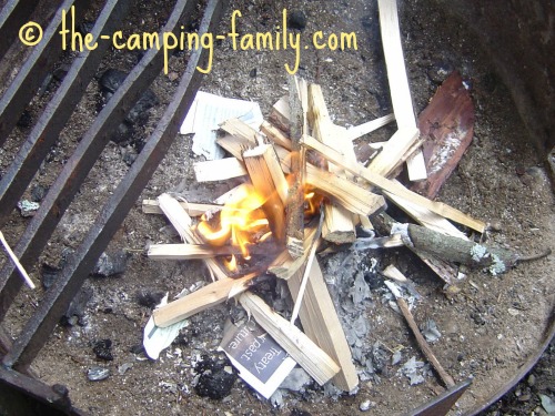 lighting the kindling