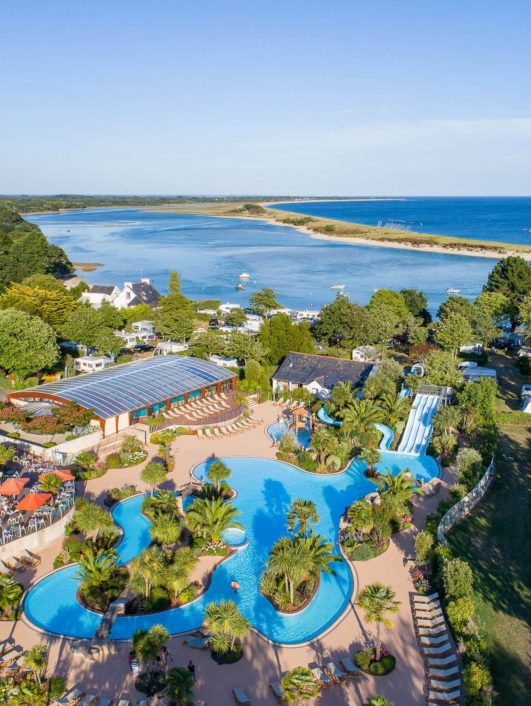 water park at Camping du Letty Brittany