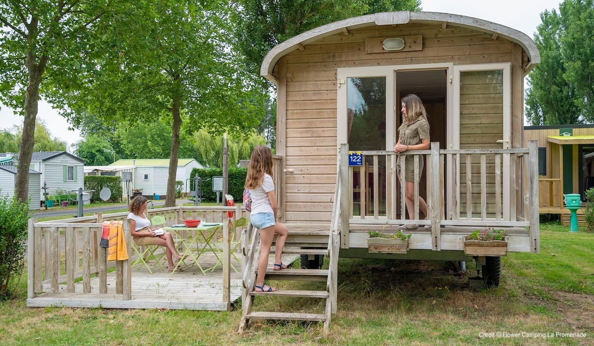 A Cabin at Camping La Promenade