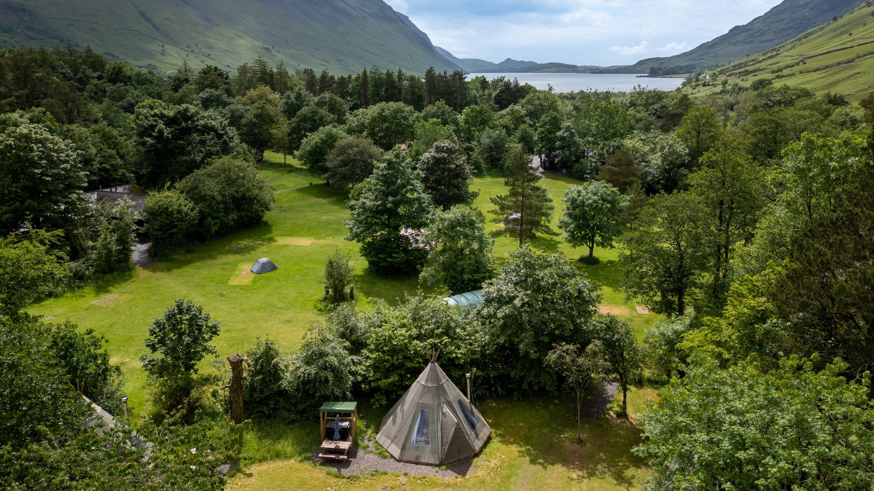 Camping in England Lake District