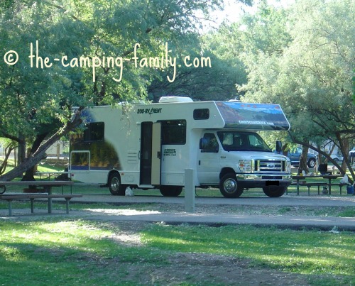 RV in state park