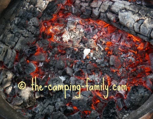 campfire coals