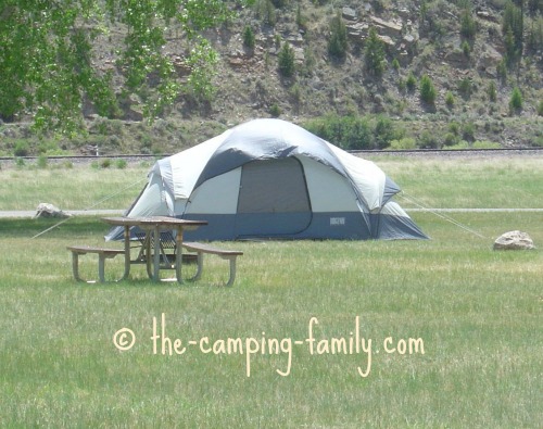 large dome camping tent