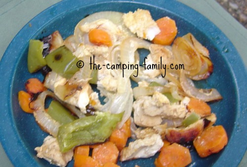 Tinfoil Dinner with Chicken and Vegetables