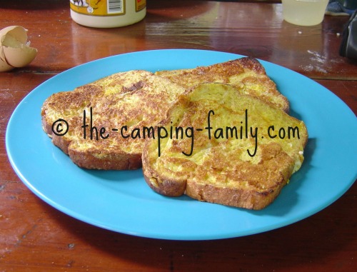 French toast on plate