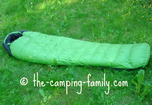 mummy sleeping bag