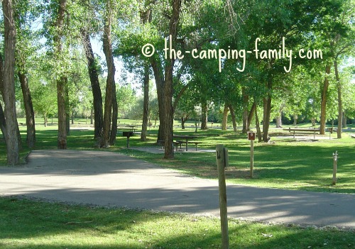 Green River campsites