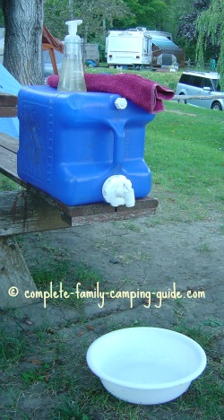 water jug and basin