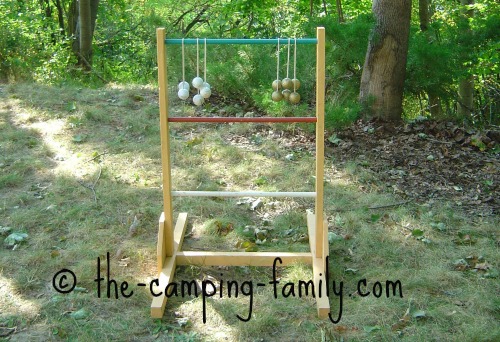 homemade ladderball set