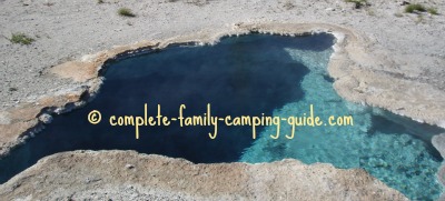 hot pool at Yellowstone