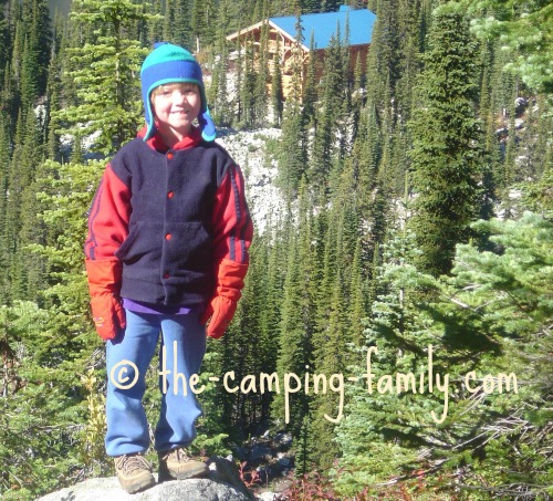 smiling boy wearing fleece jacket