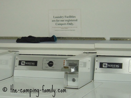 campground laundromat