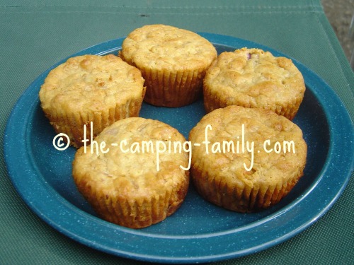 muffins on a plate