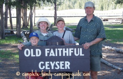 Old Faithful sign