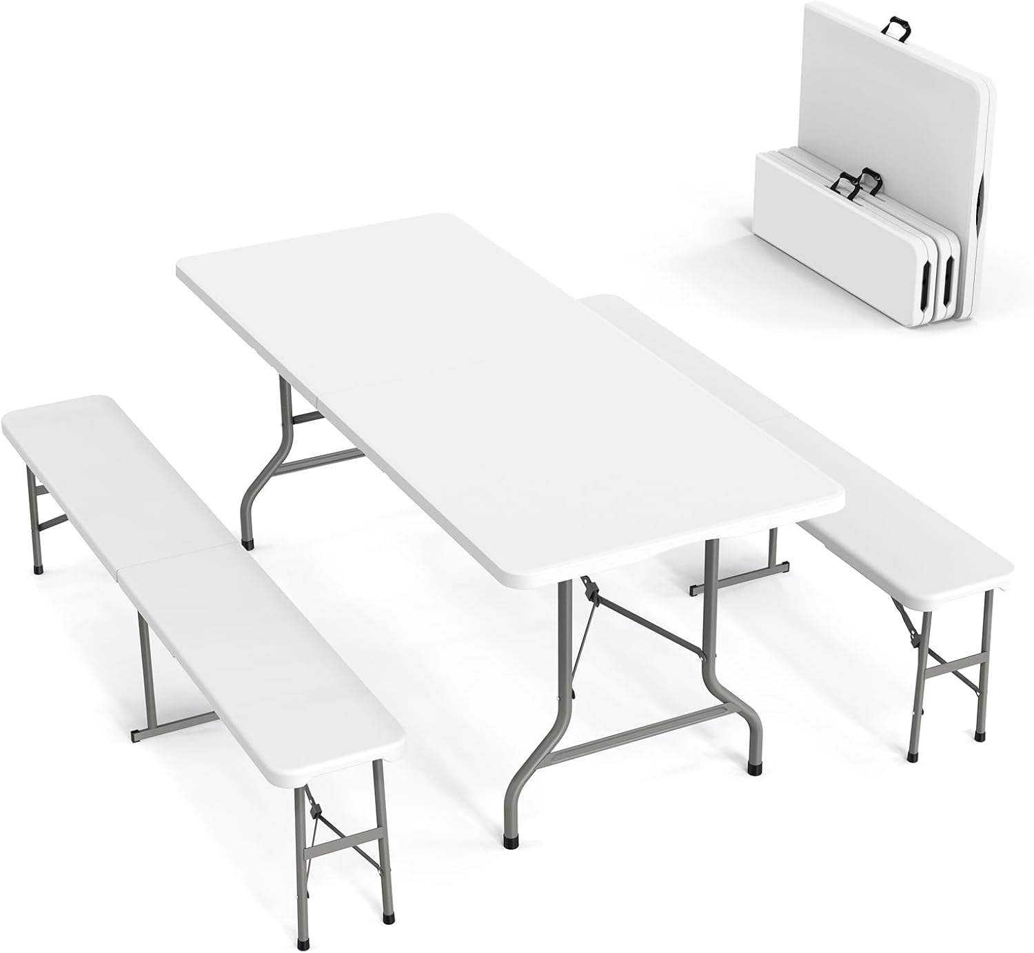 Picnic table and bench set 