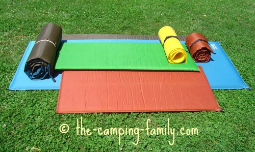 Types of on sale sleeping pads