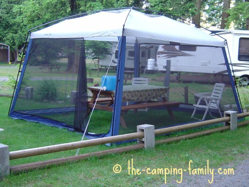 screen tent with no floor