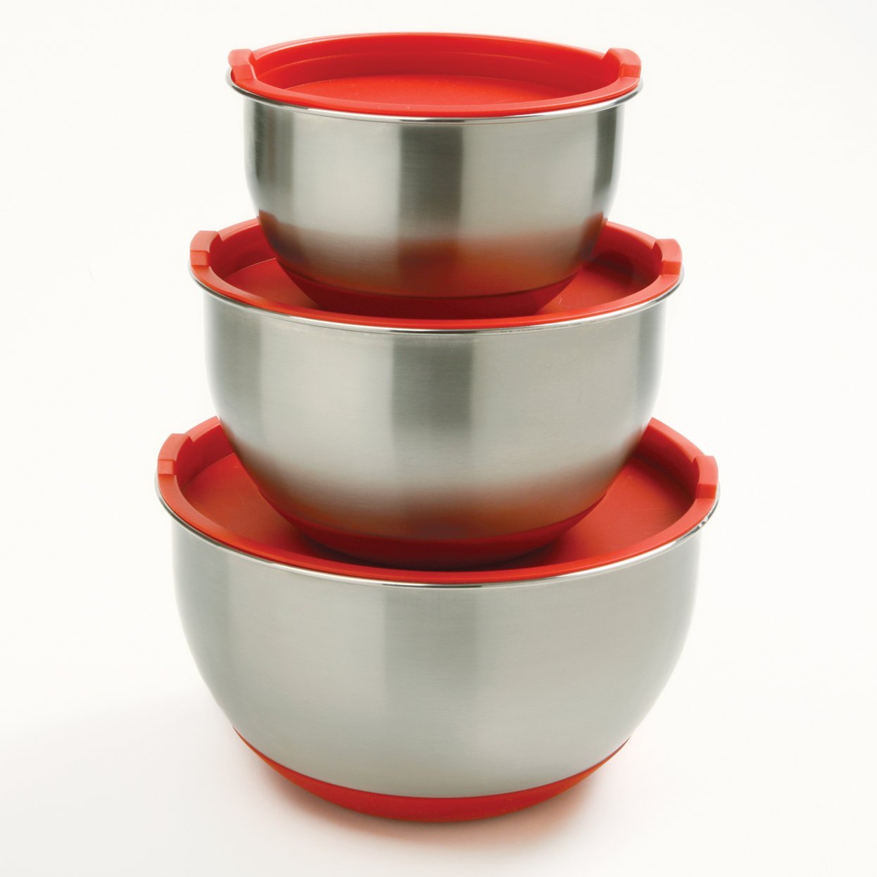 stainless steel bowls with lids