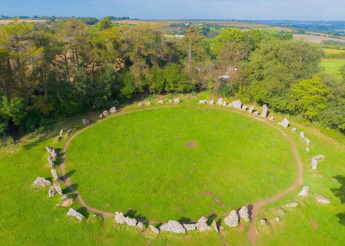 A stone circle in UK