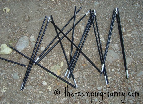 tent poles