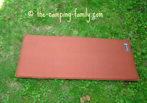 Thermarest mattress on grass