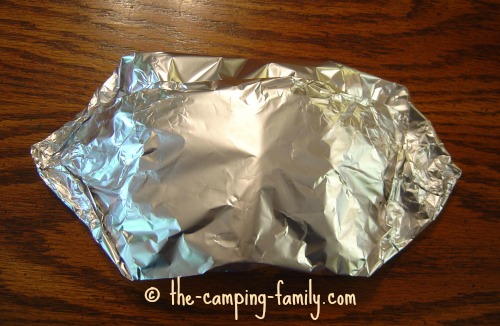 foil packet with sealed edges