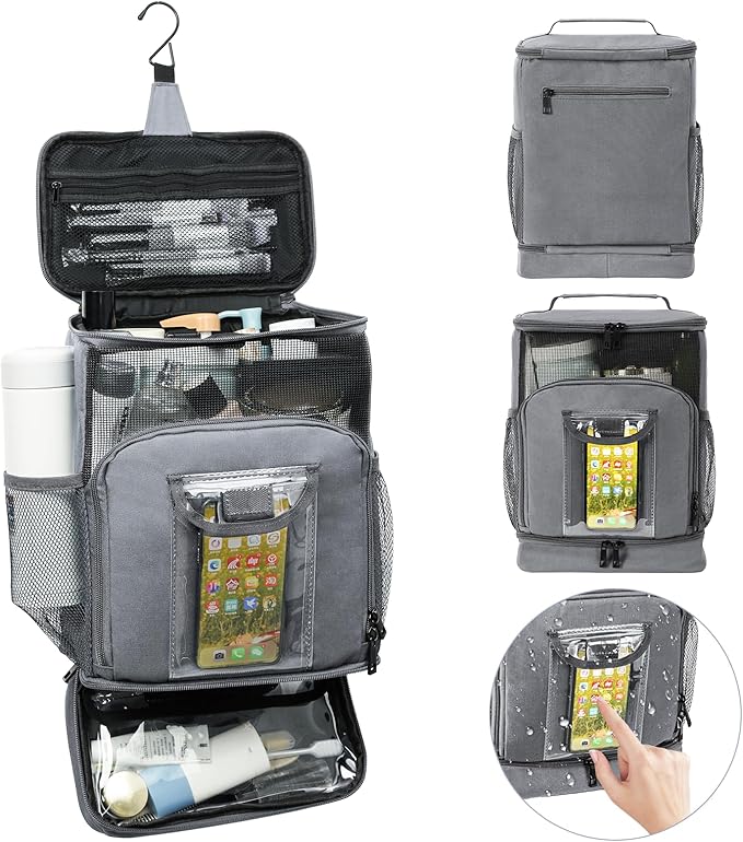 A grey Toiletries Kit 2025