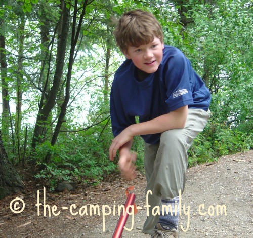 boy at camp