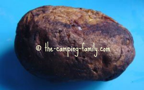 burnt potato