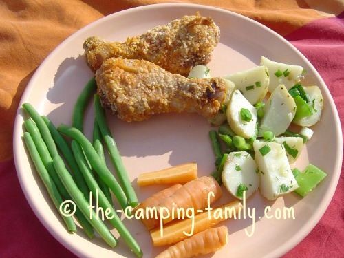 cold chicken picnic supper