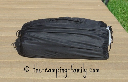 air bed in stuff sack