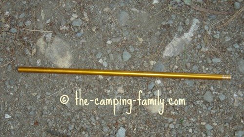 section of tent pole